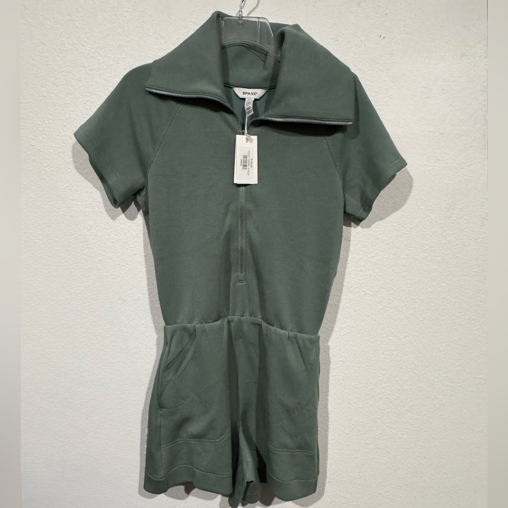 Green Spanx Romper